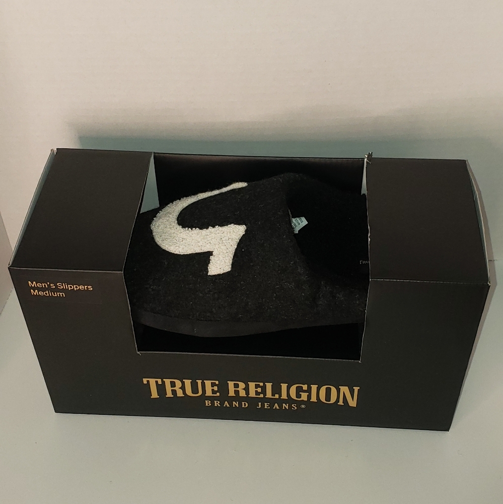 True religion slippers mens size m 9-10